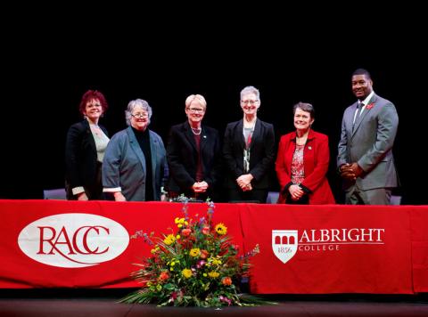 RACC and Albright College Sign New Articulation Agreement