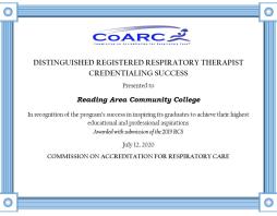 RACC Wins Prestigious Credentialing Success Award from CoARC